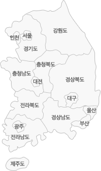대한민국지도